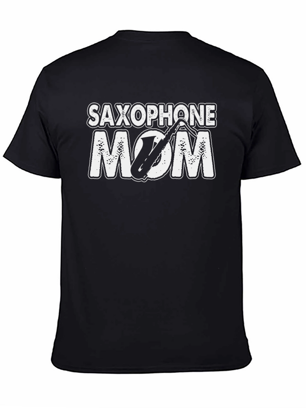 Saxophone Mom Black T-Shirt