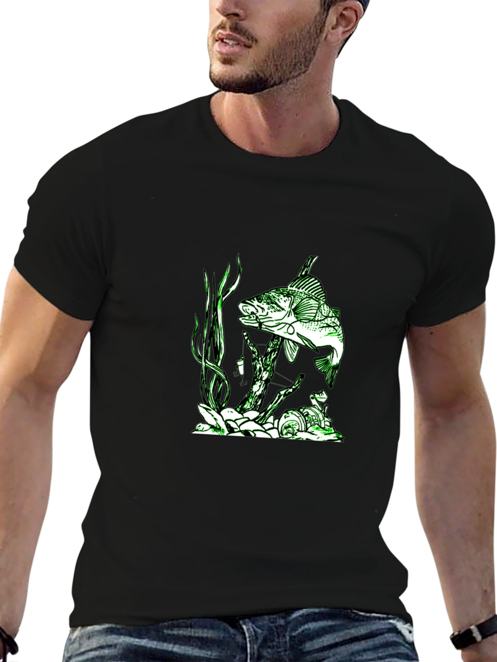 Walleye Fishing Graphic Tee