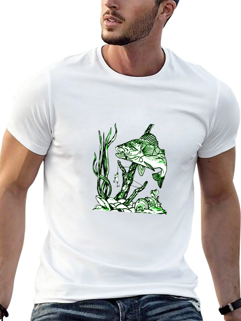 Walleye Fishing Graphic Tee