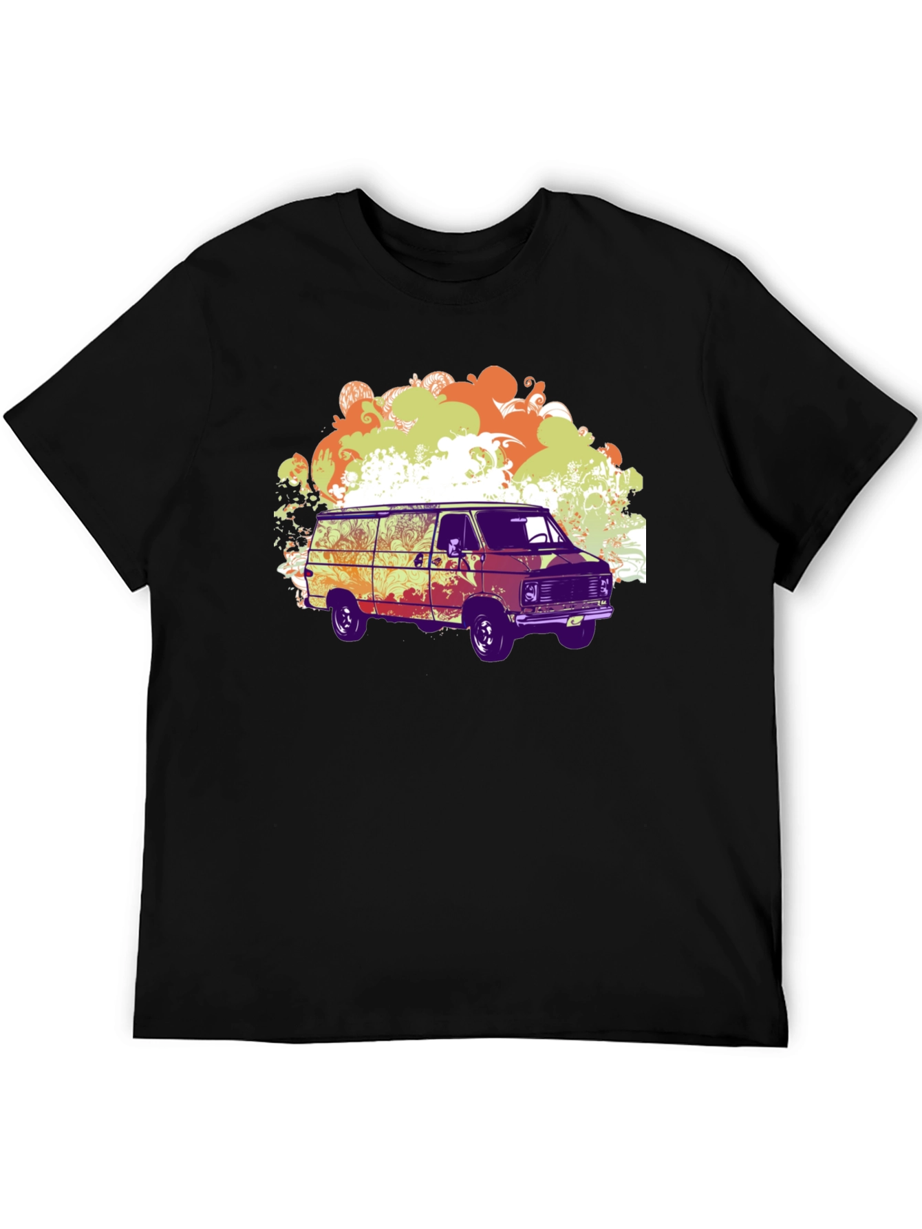 Retro Van Graphic Tee - Black
