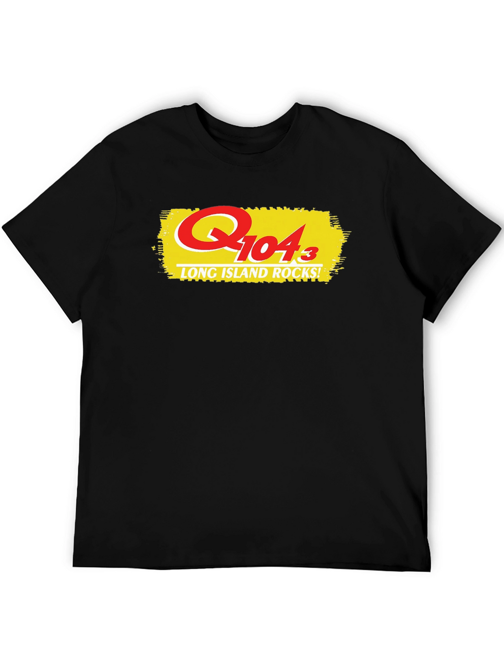 Q104.3 Long Island Rocks! Black T-Shirt