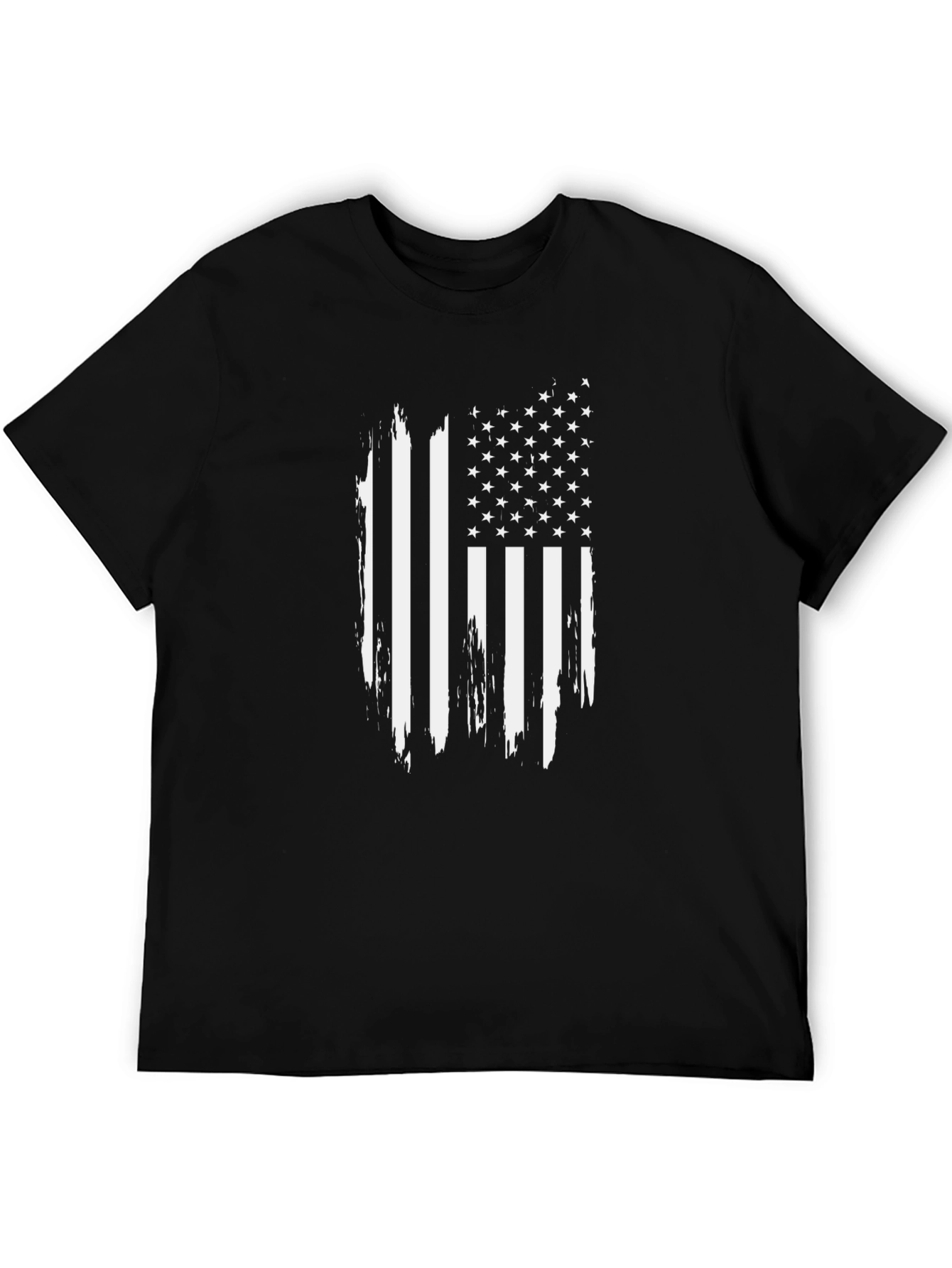 Distressed American Flag Graphic T-Shirt
