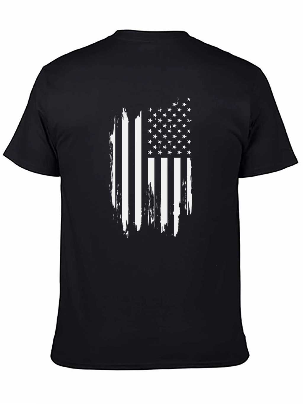 Distressed American Flag Graphic T-Shirt