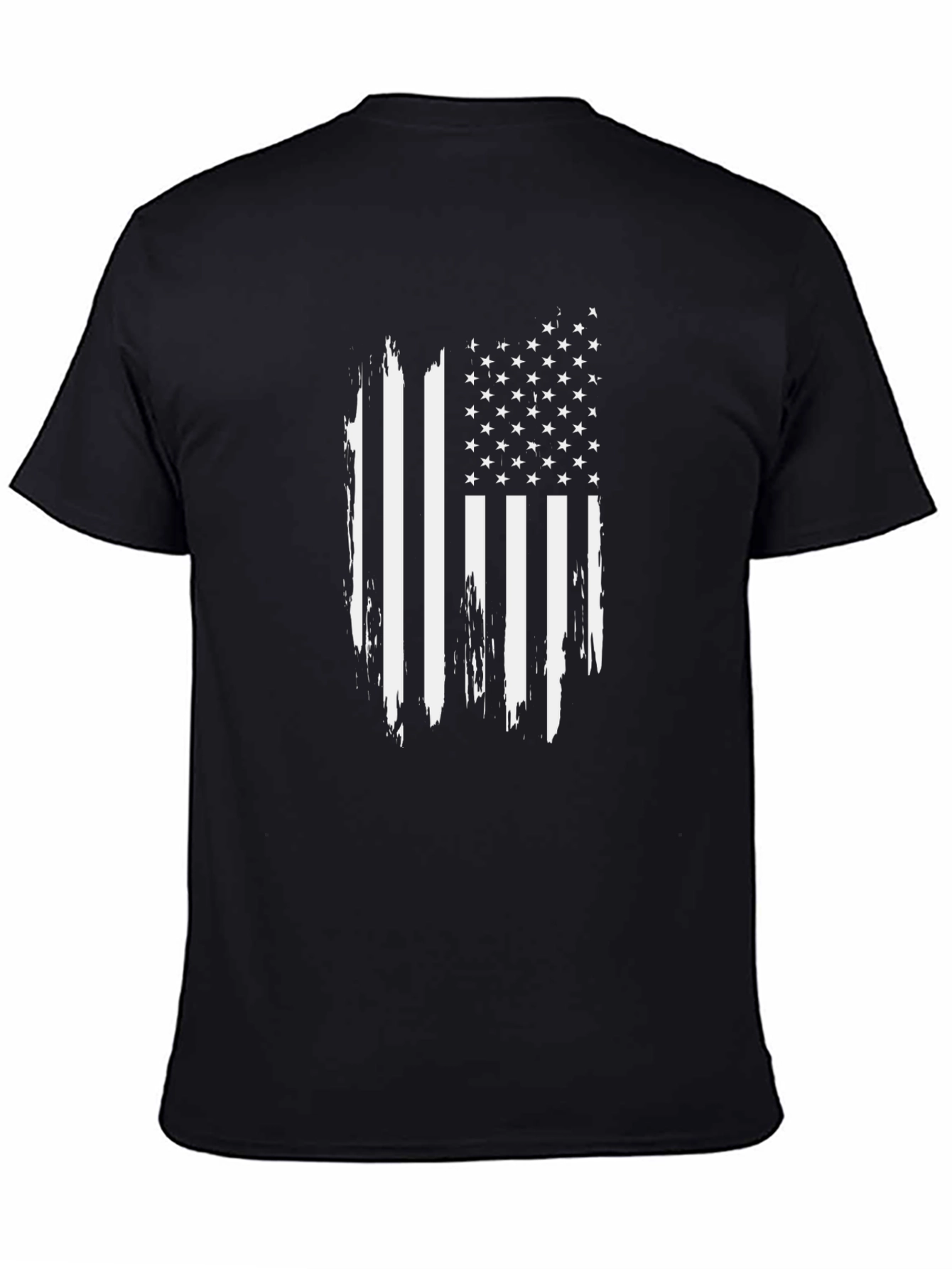 Distressed American Flag Graphic T-Shirt