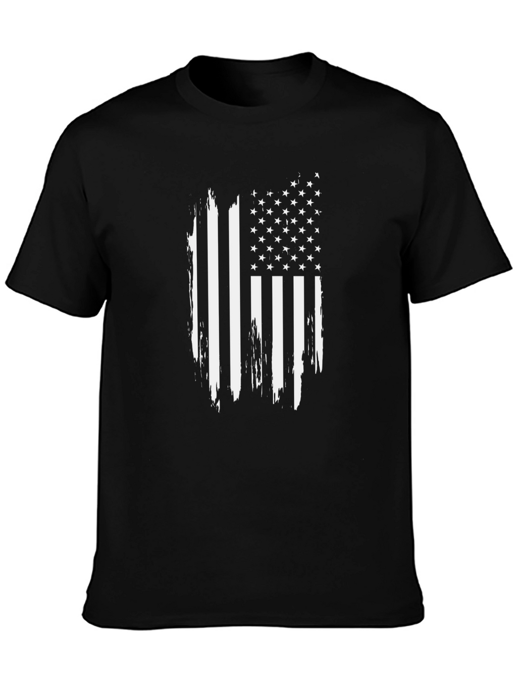 Distressed American Flag Graphic T-Shirt