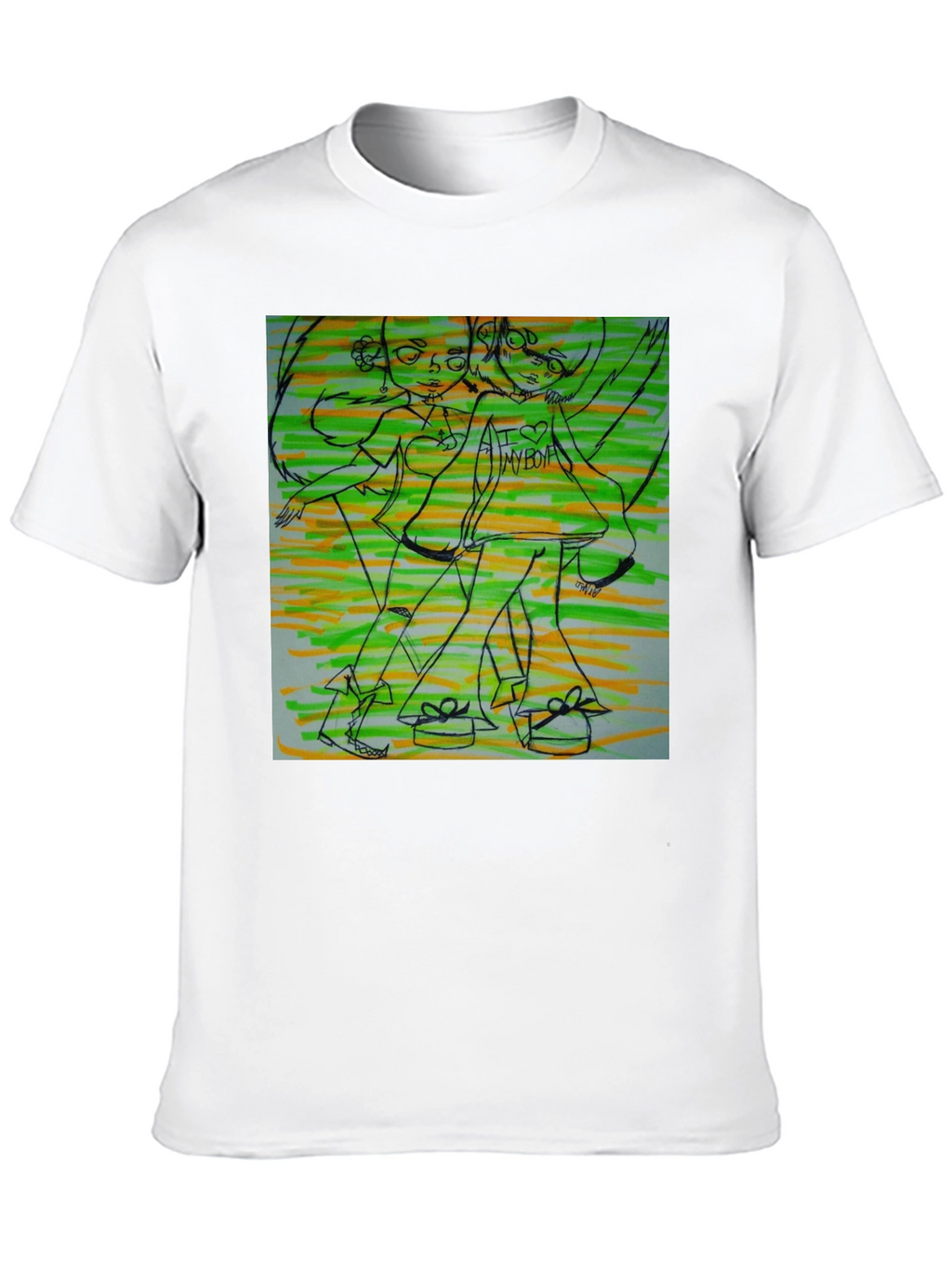 Artsy Graphic T-Shirt - Unique Design