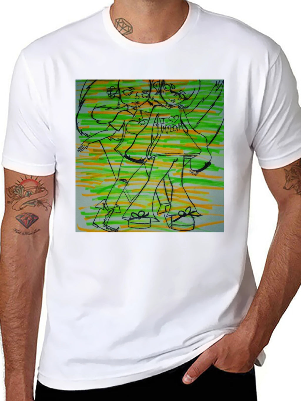 Artsy Graphic T-Shirt - Unique Design