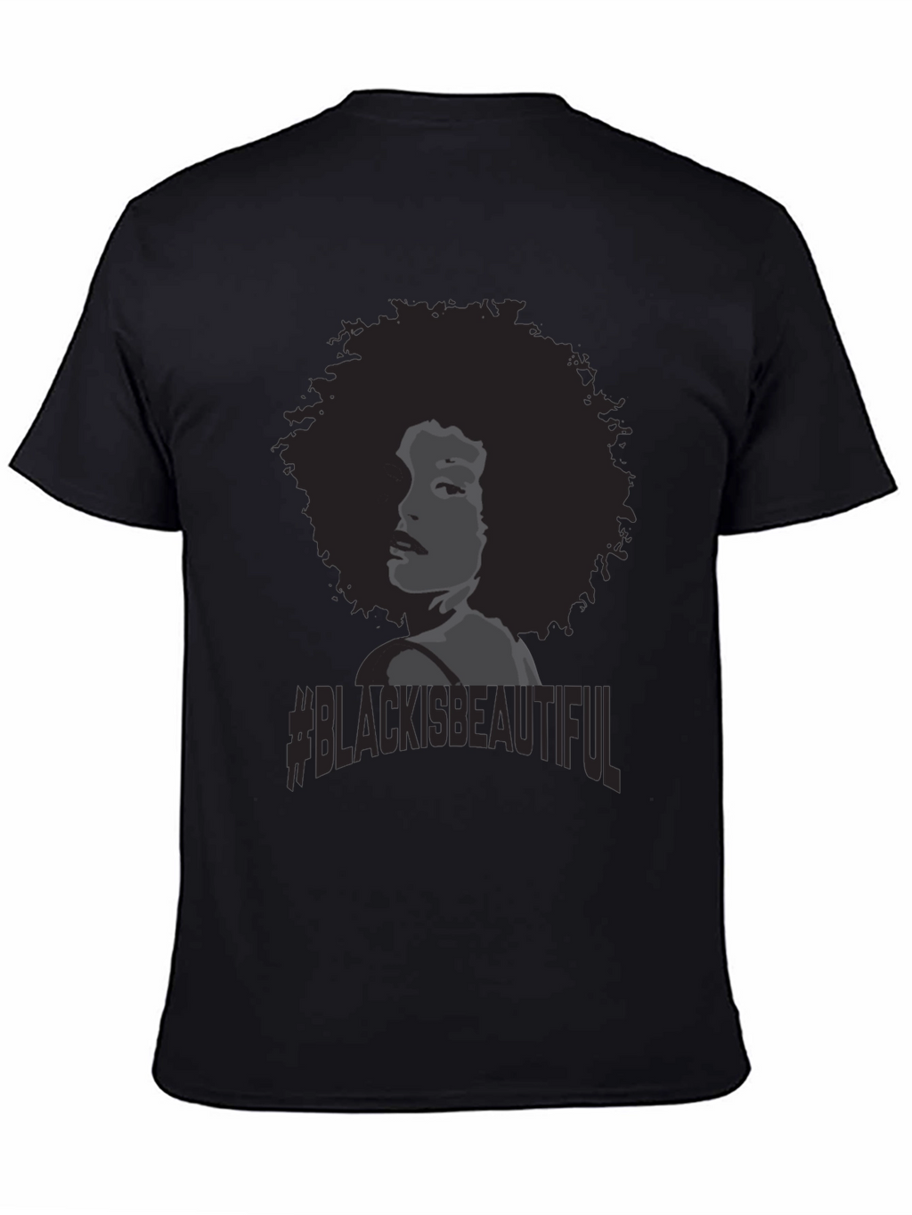 Black Is Beautiful T-Shirt Afro Woman