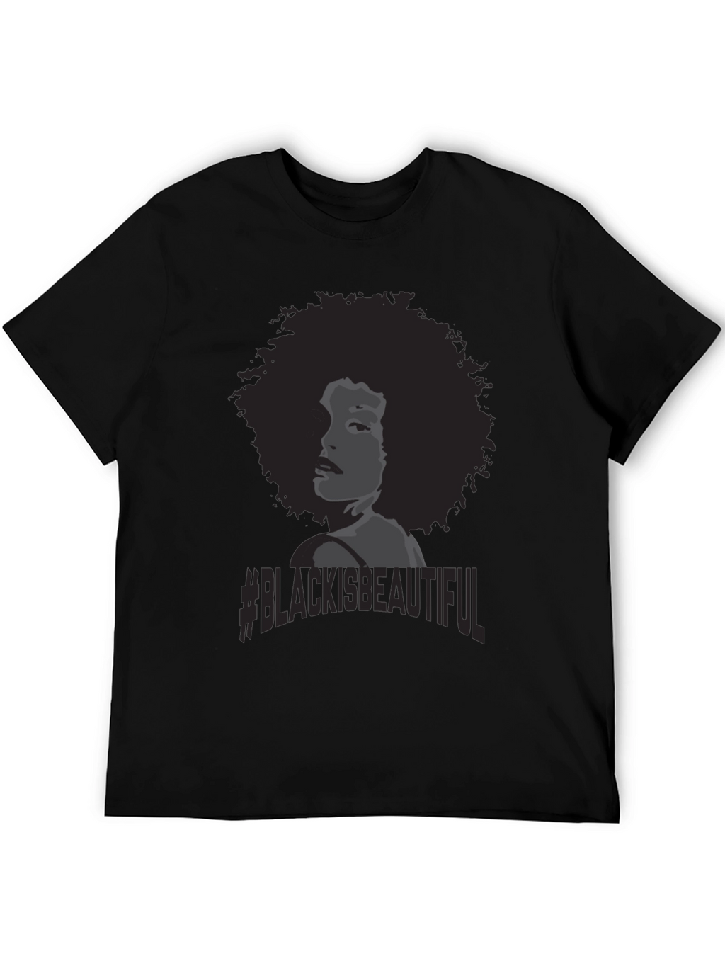 Black Is Beautiful T-Shirt Afro Woman