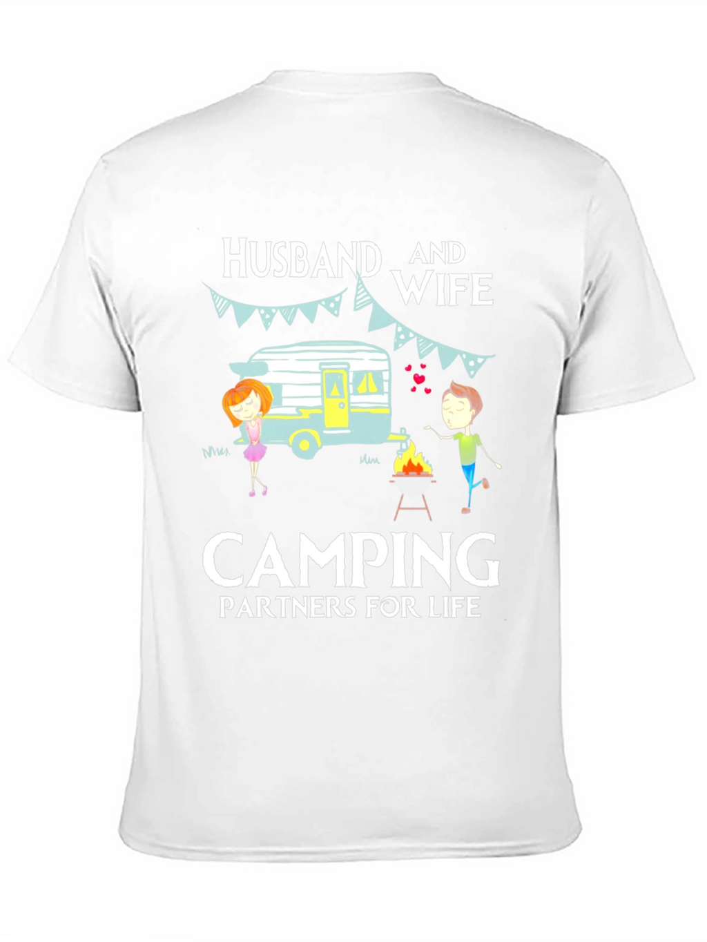 Husband & Wife Camping Partners T-Shirt
