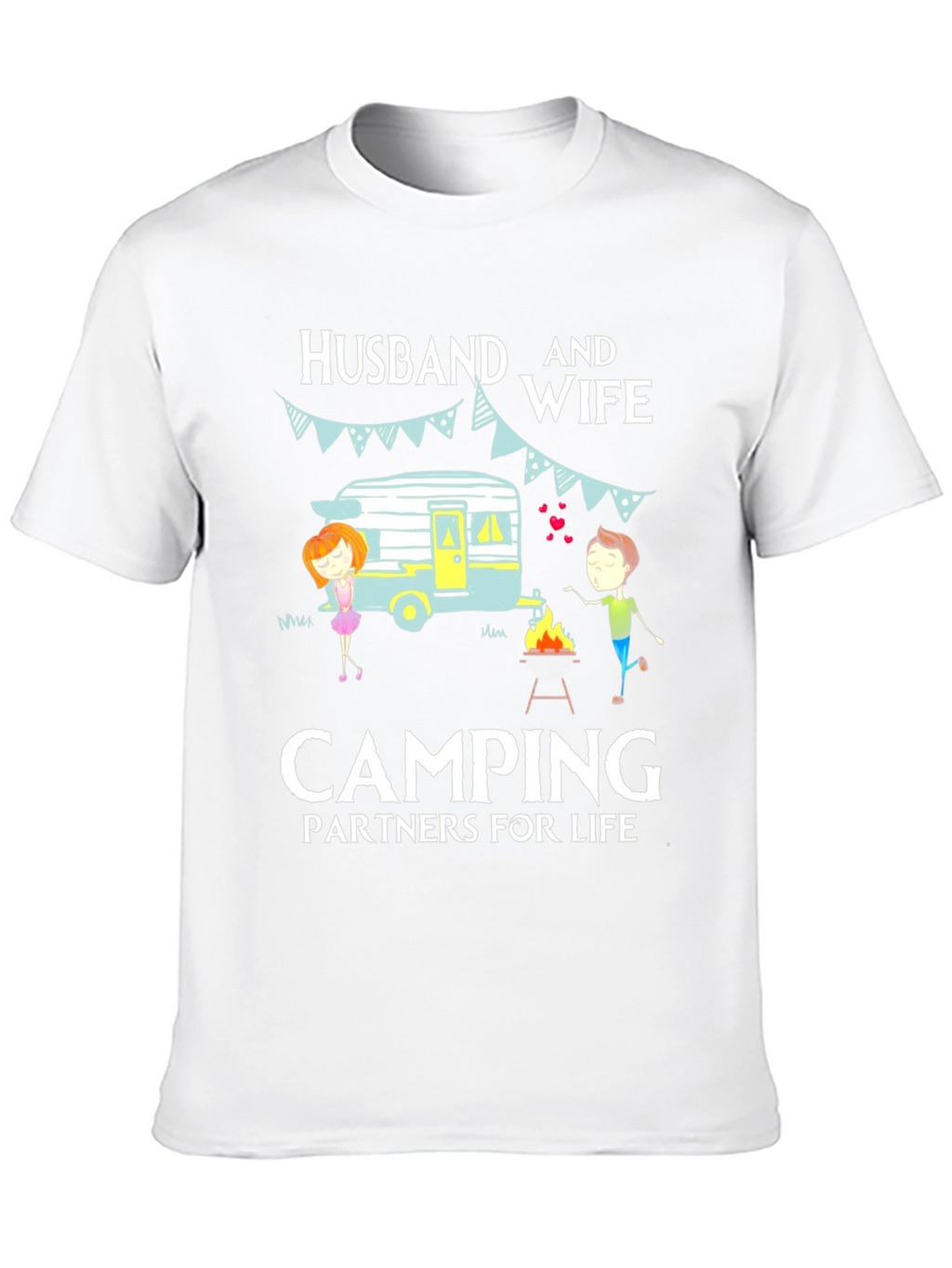 Husband & Wife Camping Partners T-Shirt