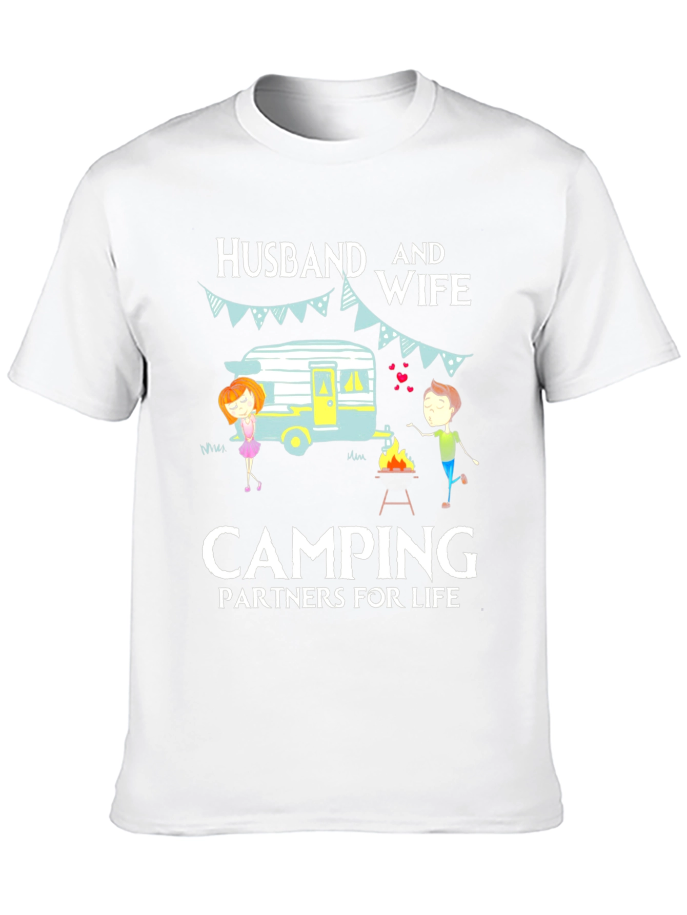 Husband & Wife Camping Partners T-Shirt