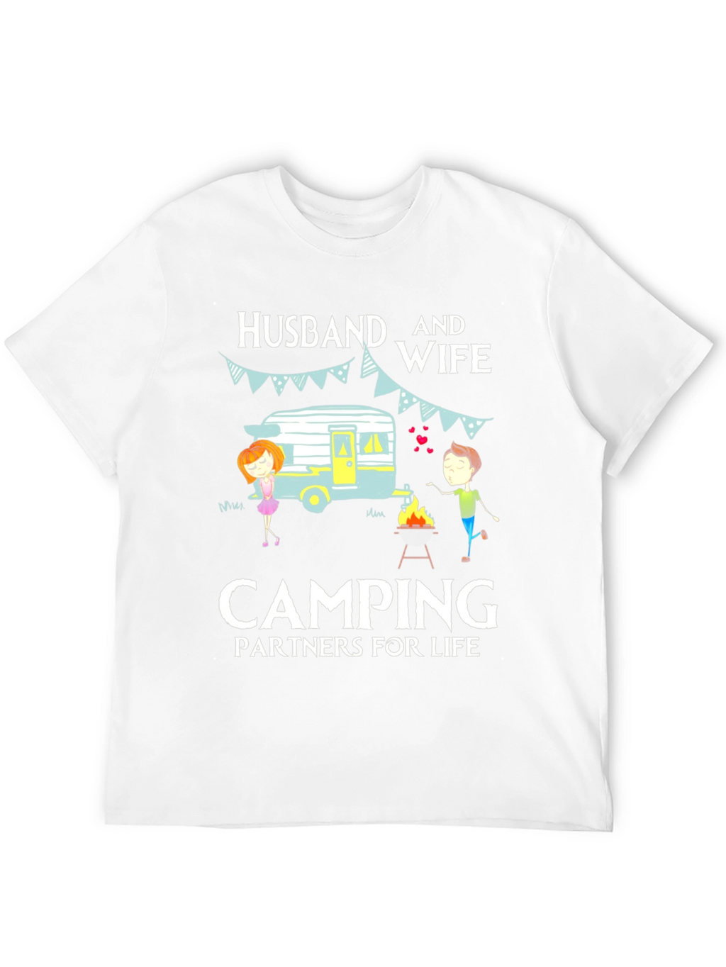 Husband & Wife Camping Partners T-Shirt