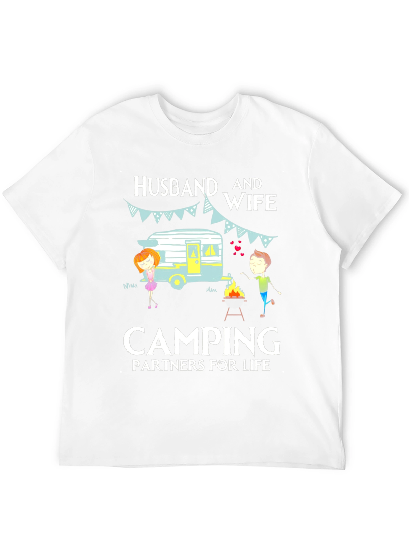 Husband & Wife Camping Partners T-Shirt