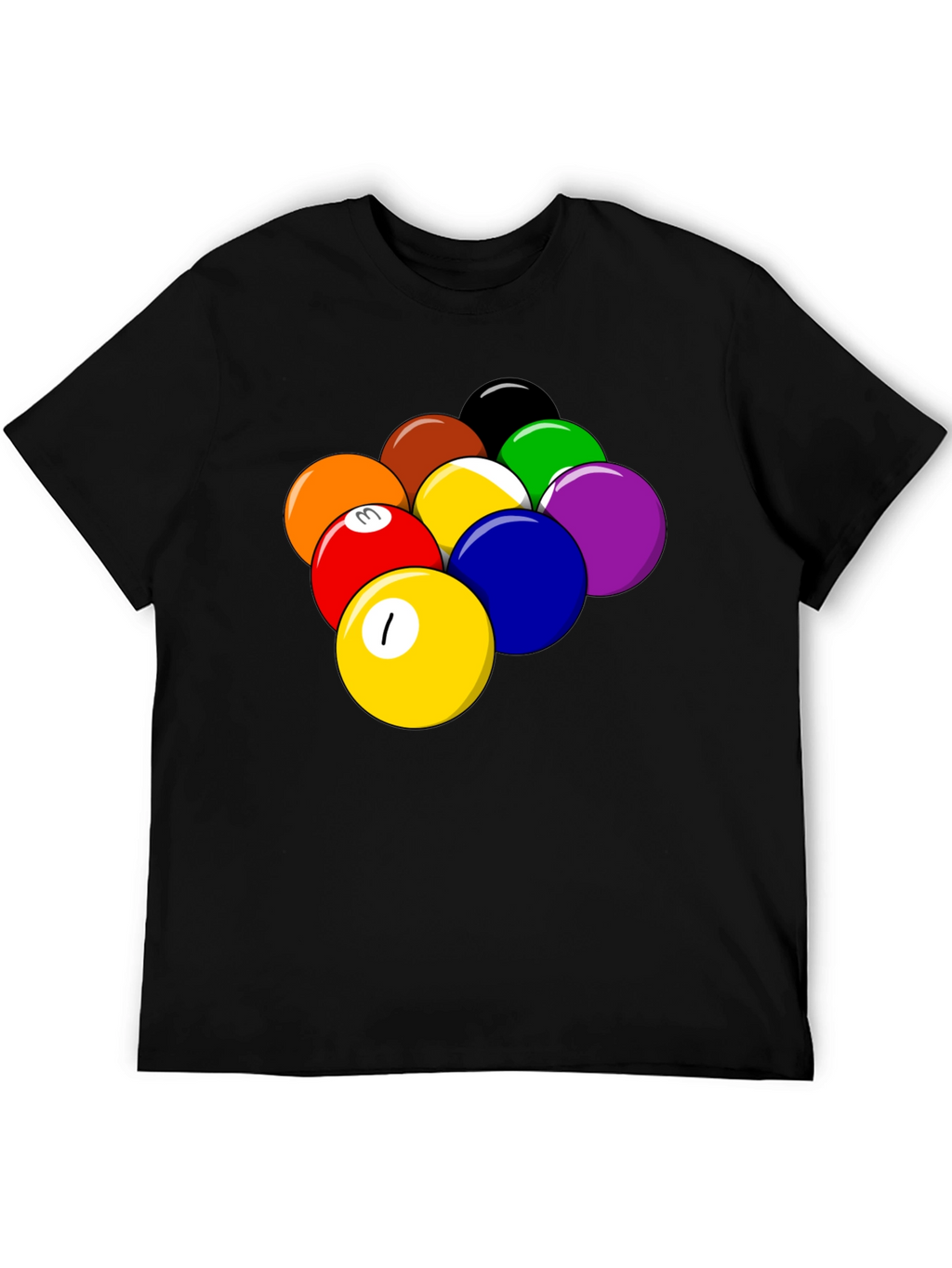 Pool Balls Graphic T-Shirt