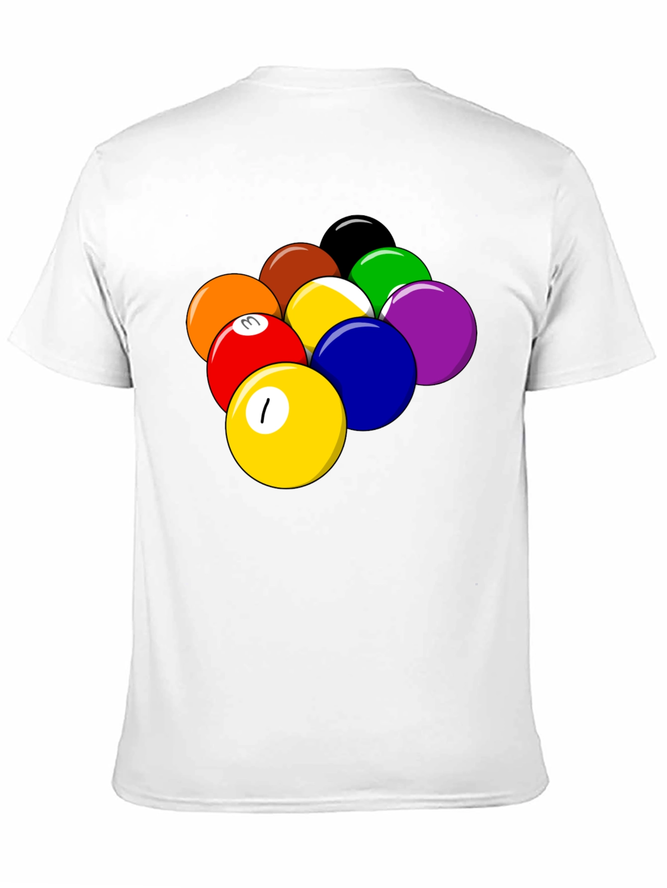 Pool Balls Graphic T-Shirt