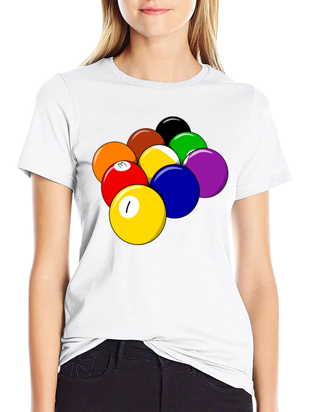 Pool Balls Graphic T-Shirt
