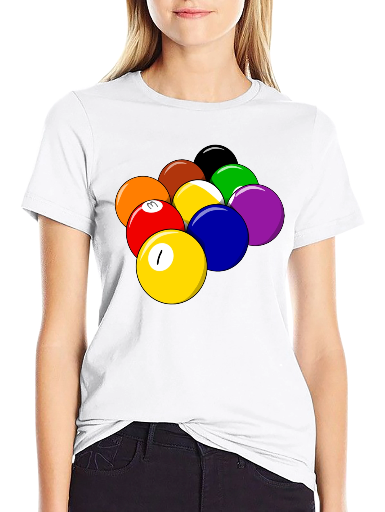 Pool Balls Graphic T-Shirt