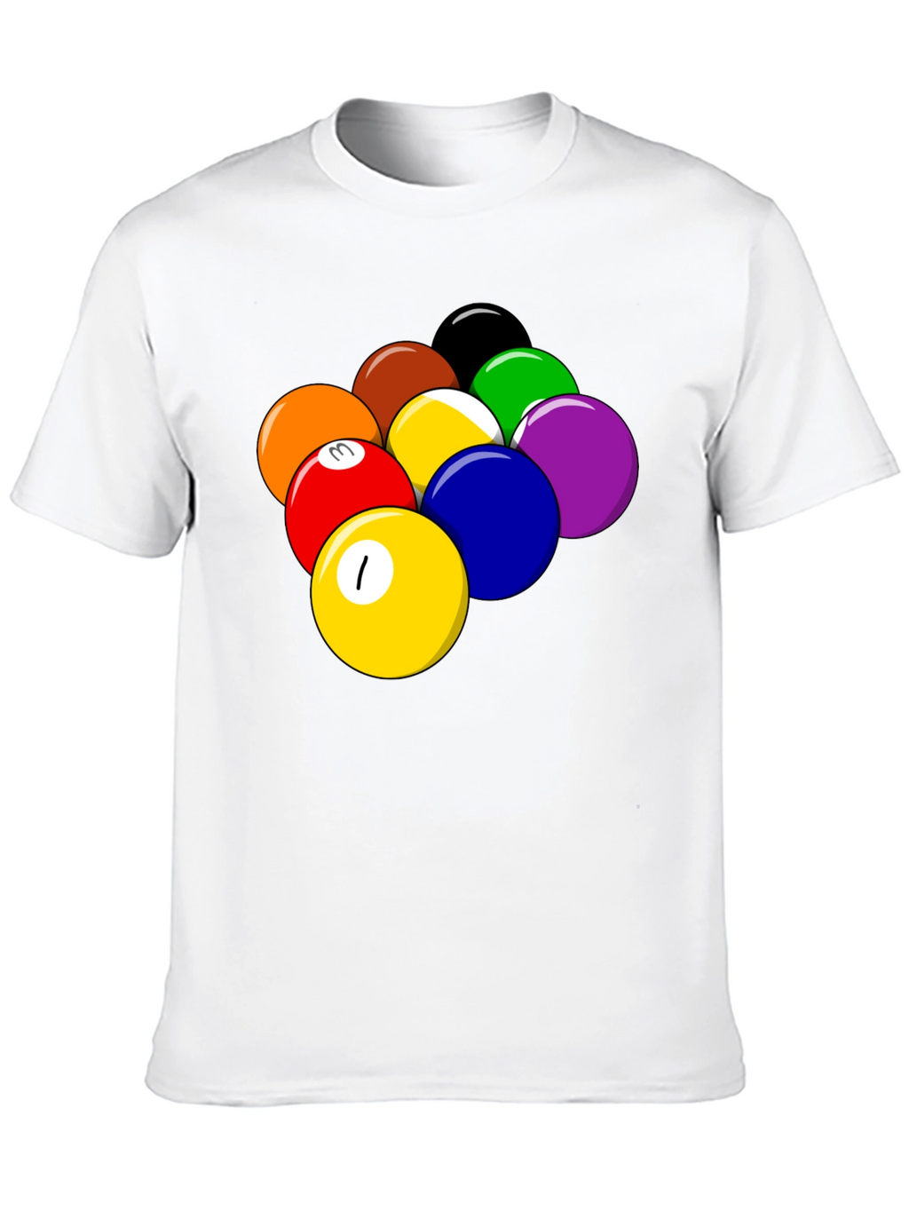 Pool Balls Graphic T-Shirt