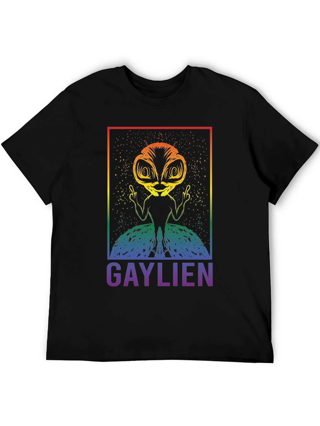 Gaylien Graphic T-Shirt - Pride Alien Tee