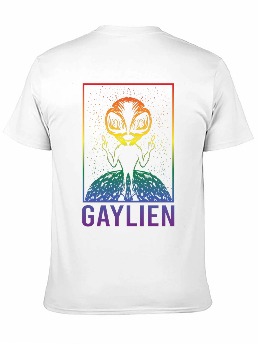 Gaylien Graphic T-Shirt - Pride Alien Tee