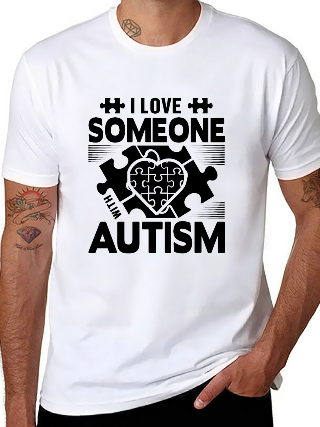 Autism Awareness T-Shirt: I Love Someone