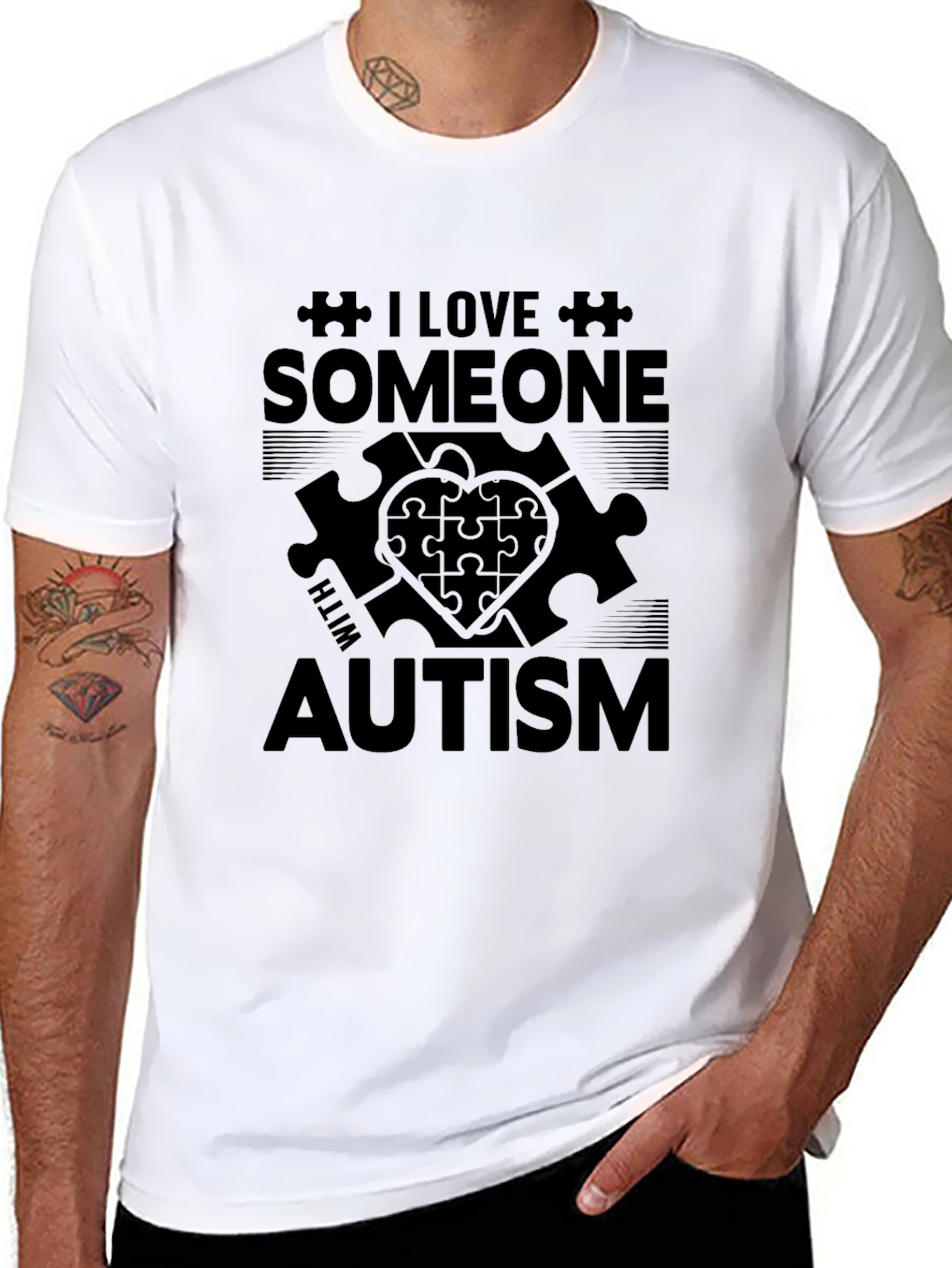 Autism Awareness T-Shirt: I Love Someone