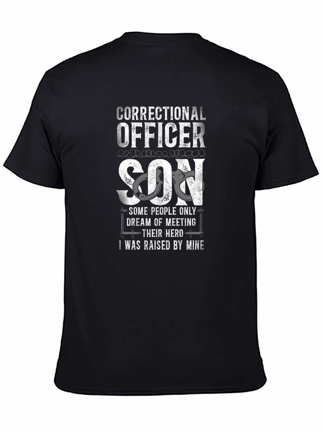 Correctional Officer Son T-Shirt - Hero Dad