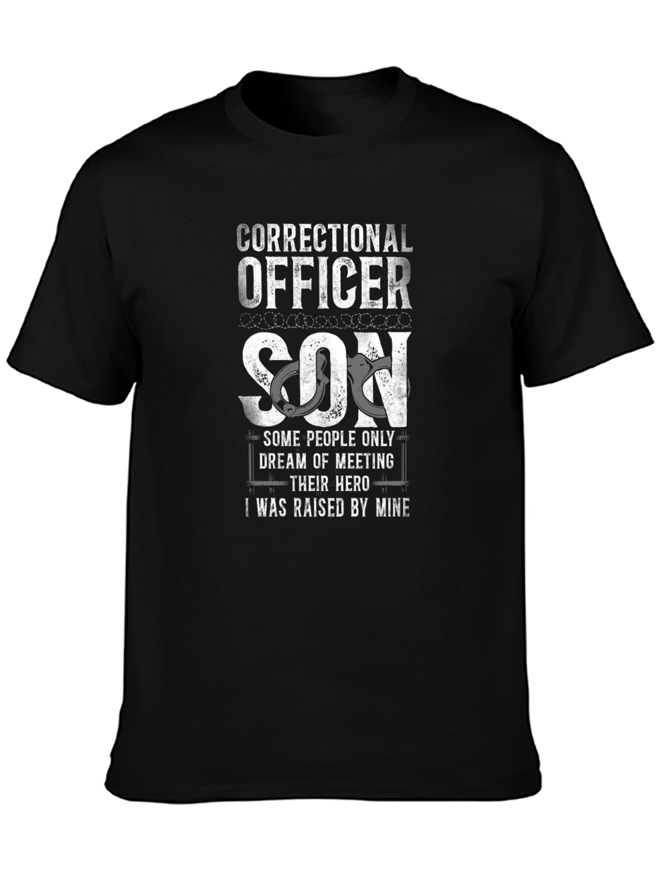 Correctional Officer Son T-Shirt - Hero Dad