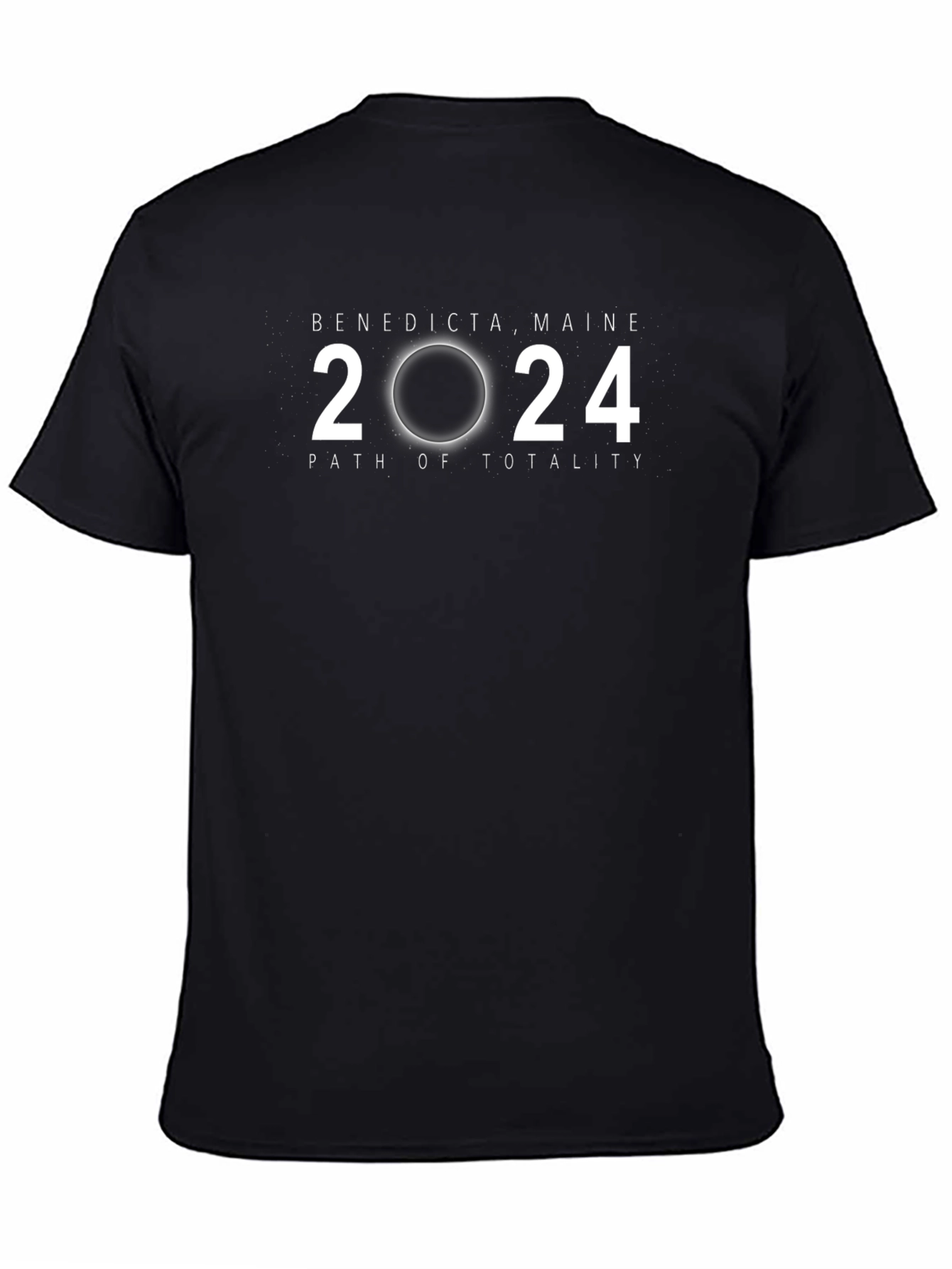Benedicta Maine 2024 Path of Totality T-Shirt