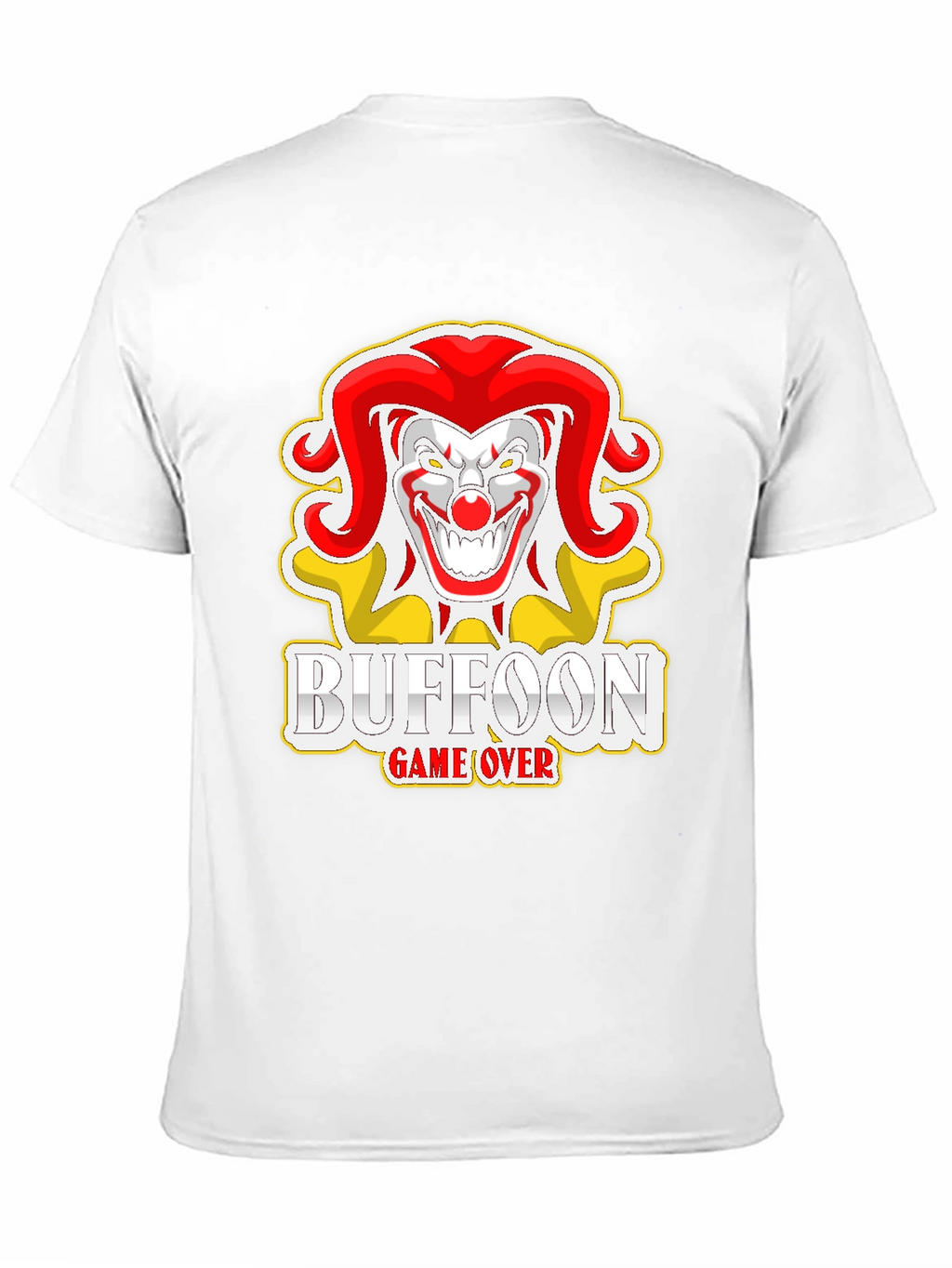 Buffoon Game Over Graphic Tee - Black Cotton