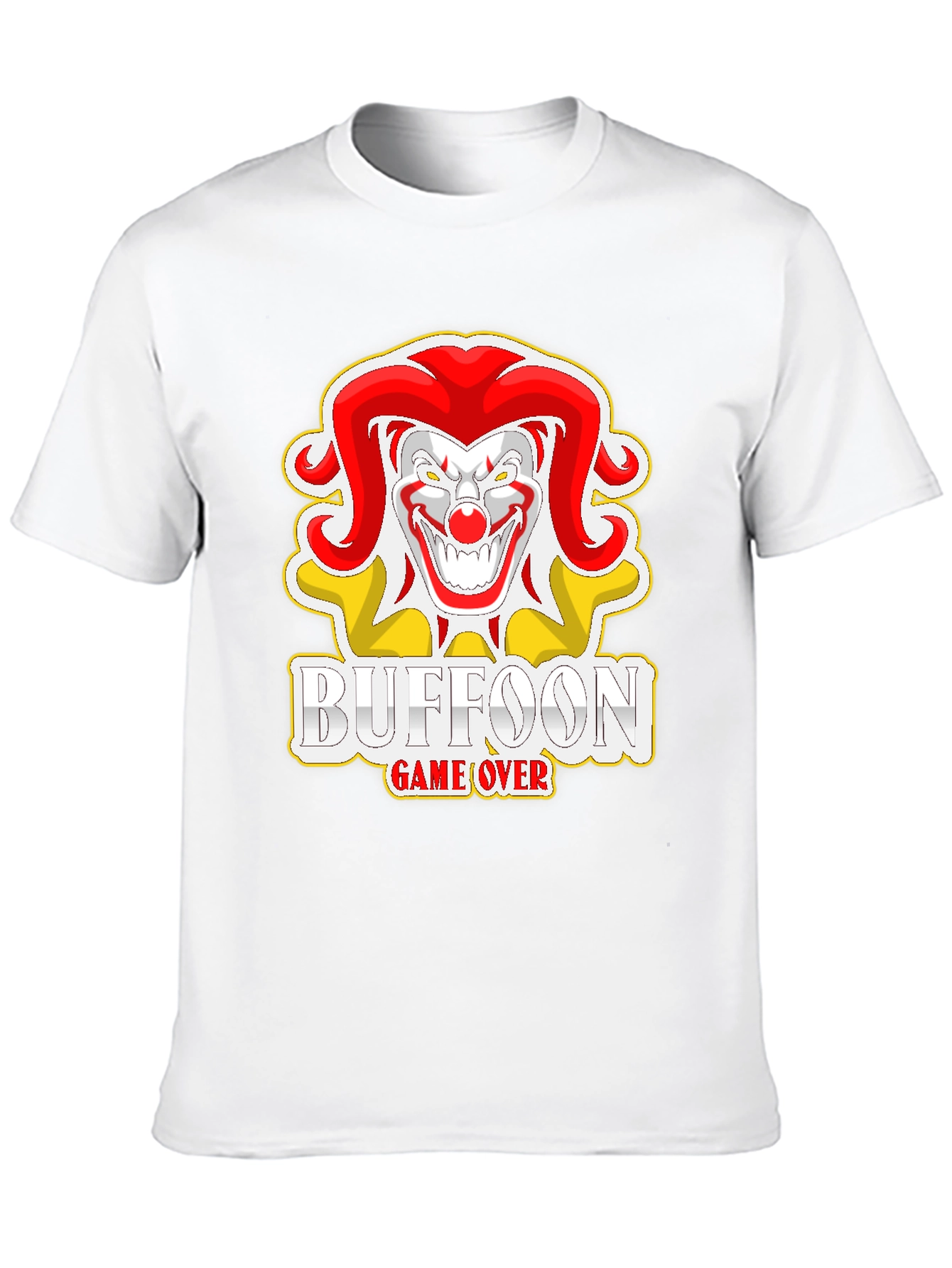 Buffoon Game Over Graphic Tee - Black Cotton