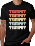Retro Trumpet T-Shirt - Music Lover Tee