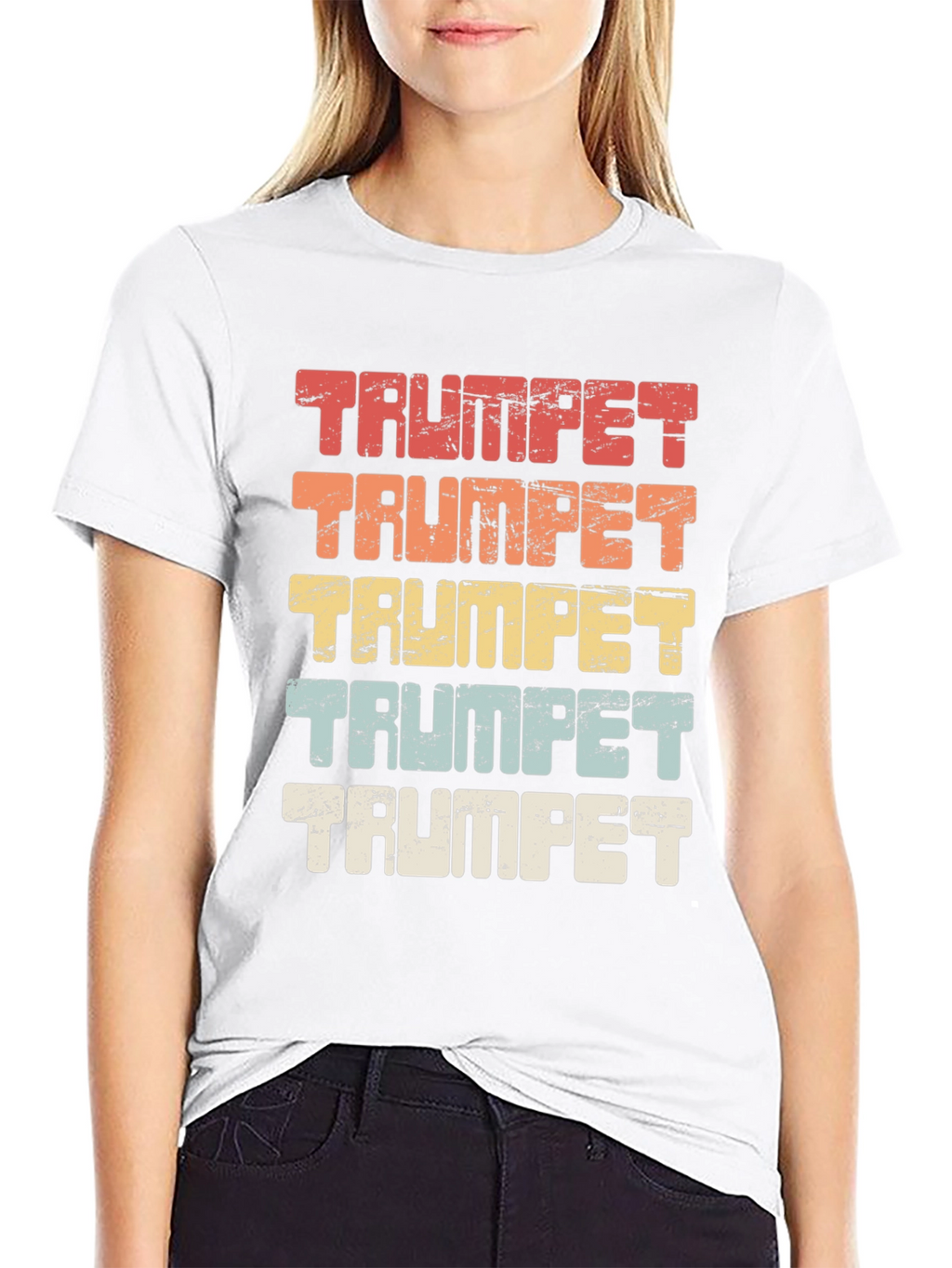 Retro Trumpet T-Shirt - Music Lover Tee