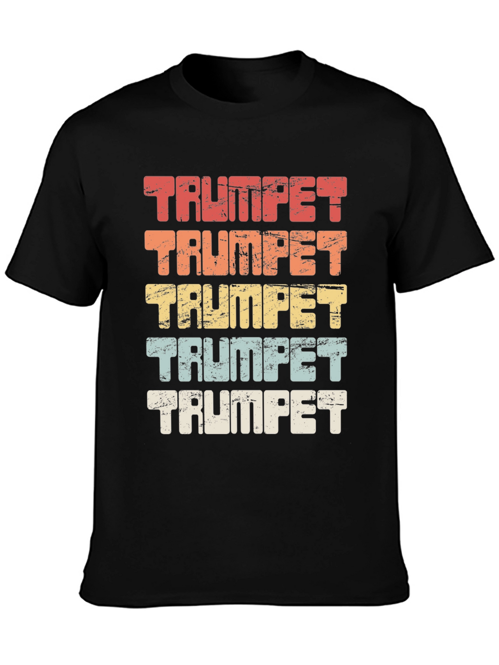 Retro Trumpet T-Shirt - Music Lover Tee