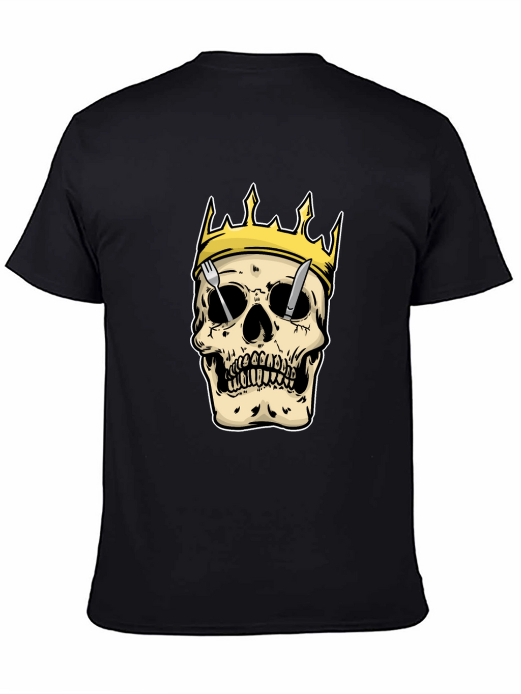 Skull King T-Shirt: Edgy Graphic Tee for Men