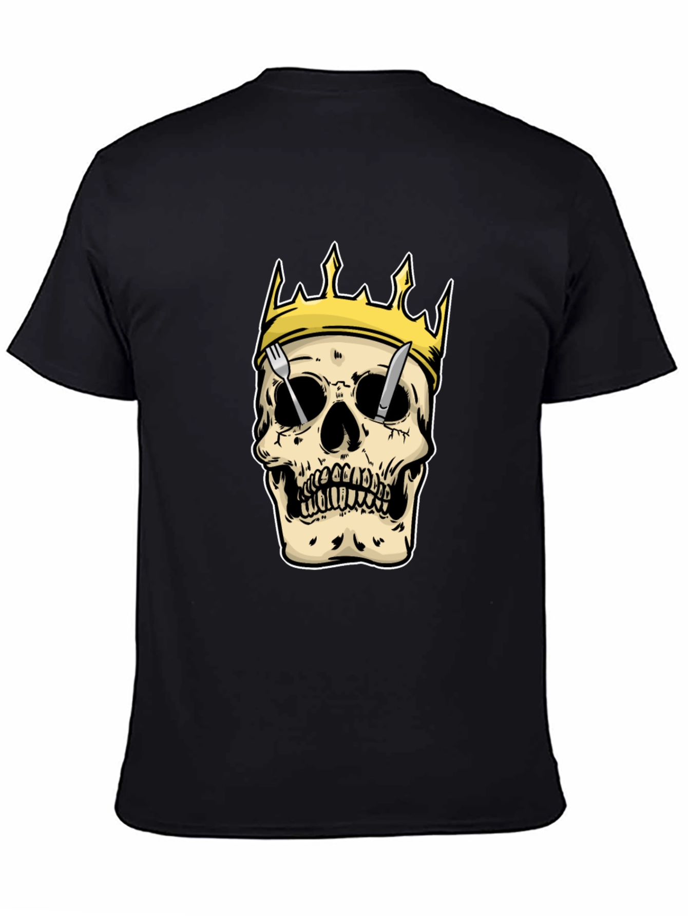 Skull King T-Shirt: Edgy Graphic Tee for Men