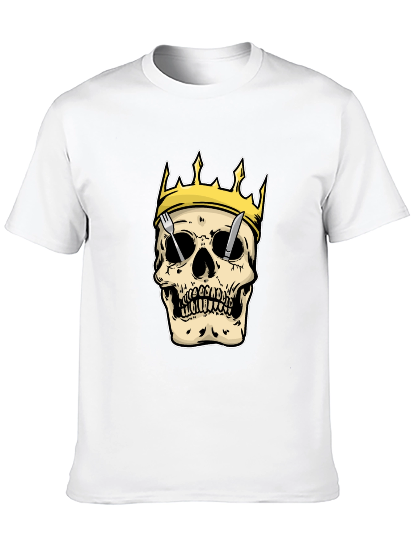 Skull King T-Shirt: Edgy Graphic Tee for Men