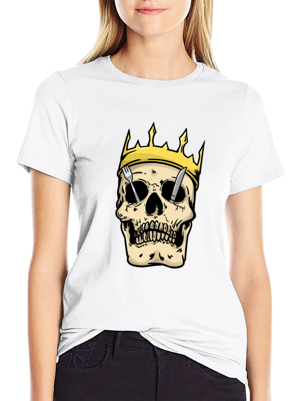 Skull King T-Shirt: Edgy Graphic Tee for Men