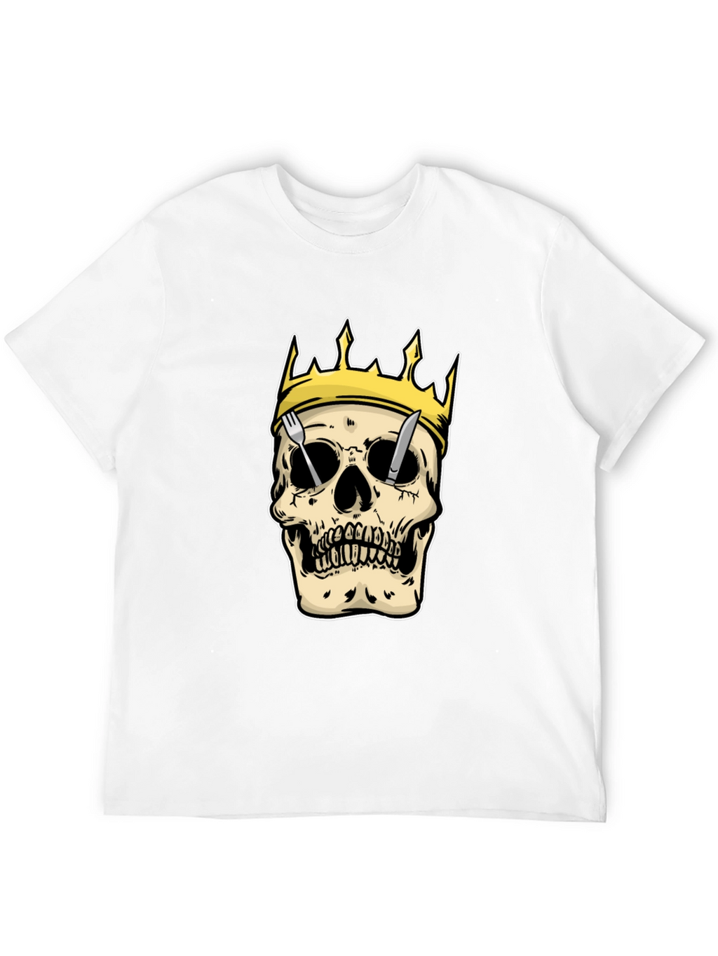 Skull King T-Shirt: Edgy Graphic Tee for Men