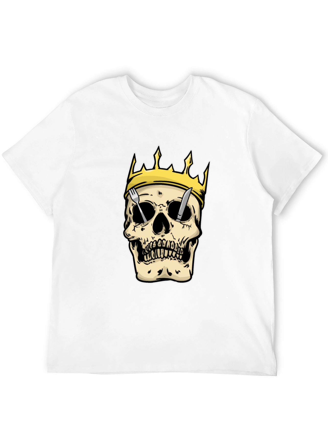 Skull King T-Shirt: Edgy Graphic Tee for Men