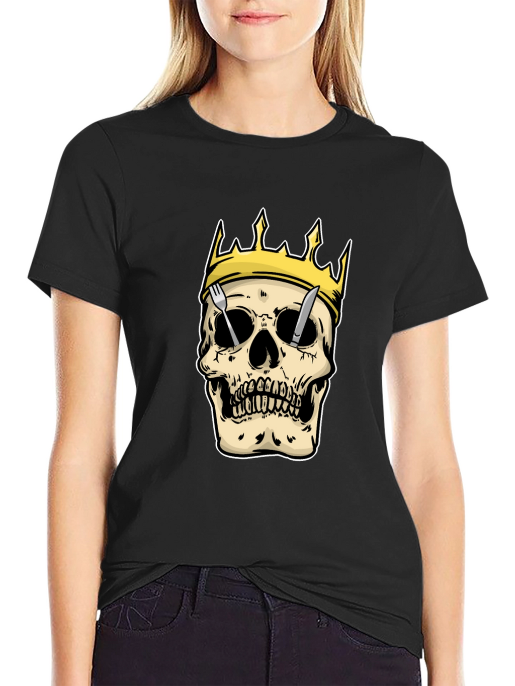 Skull King T-Shirt: Edgy Graphic Tee for Men