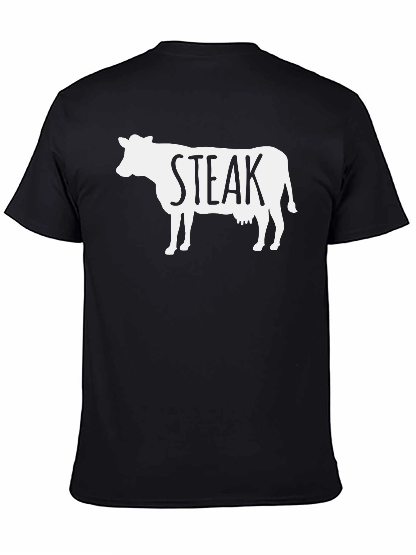 Steak Cow Graphic T-Shirt - Funny Meat Lover Tee