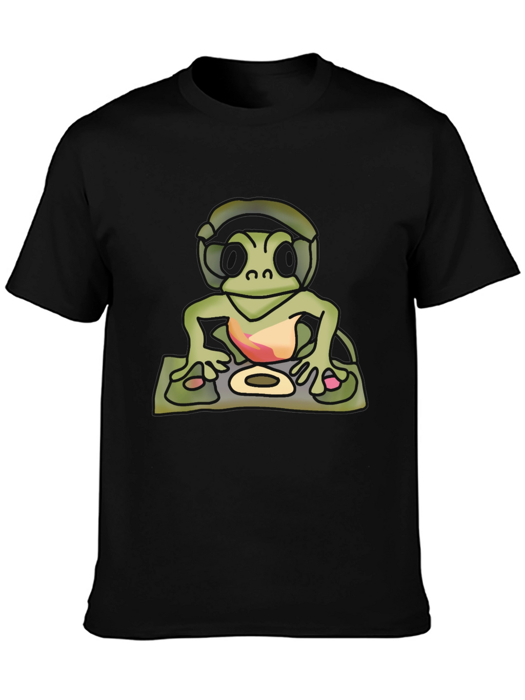 DJ Turtle Graphic T-Shirt
