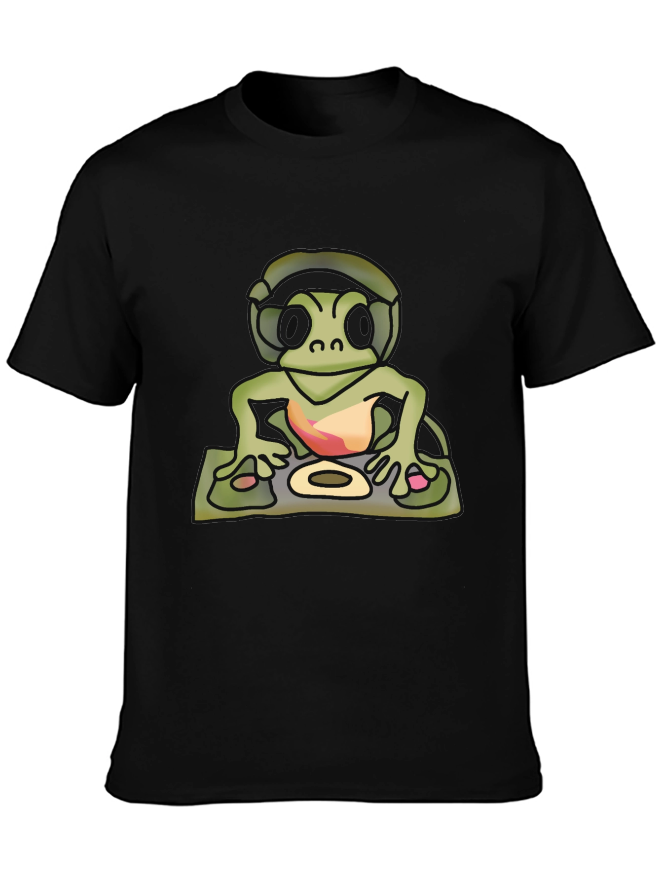 DJ Turtle Graphic T-Shirt