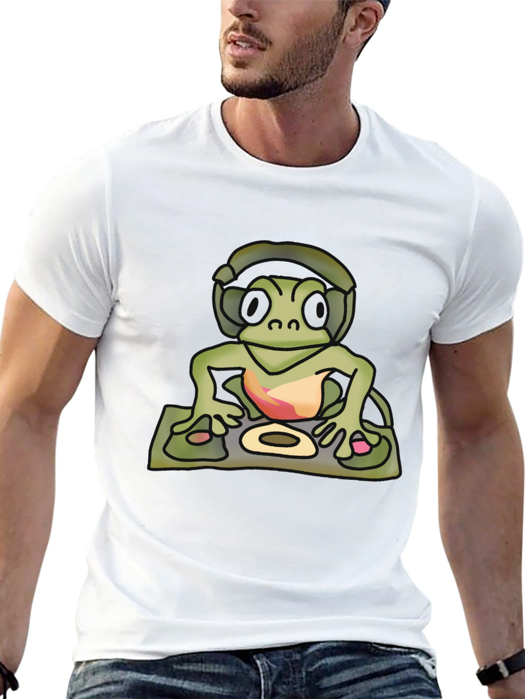 DJ Turtle Graphic T-Shirt