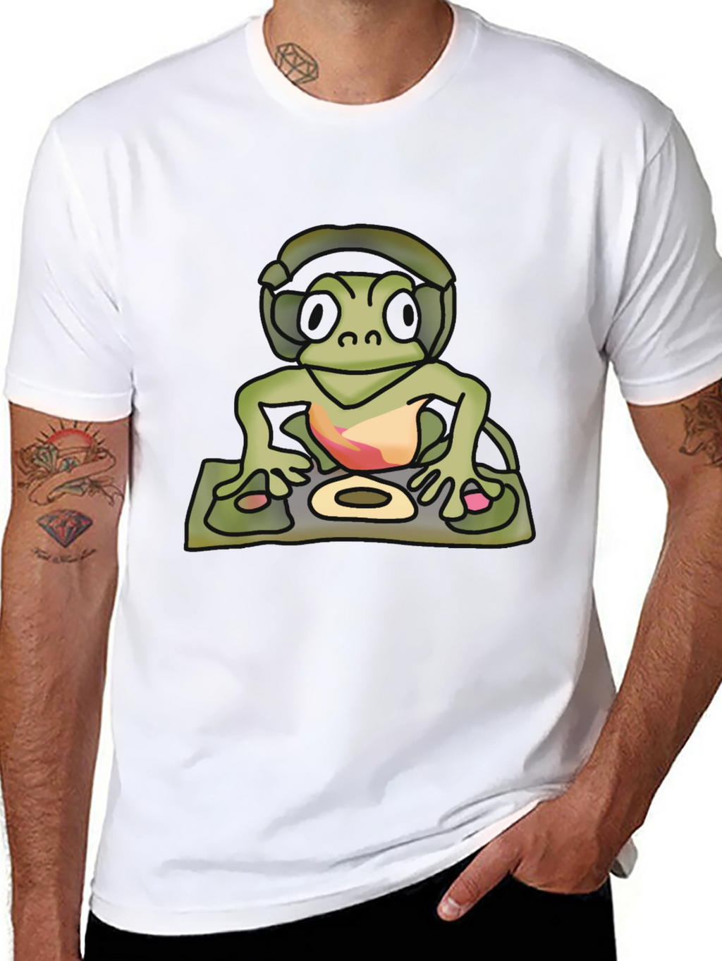 DJ Turtle Graphic T-Shirt