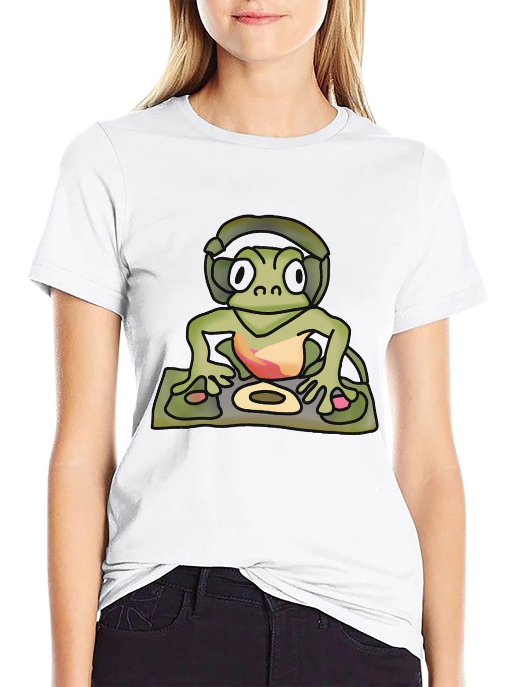 DJ Turtle Graphic T-Shirt