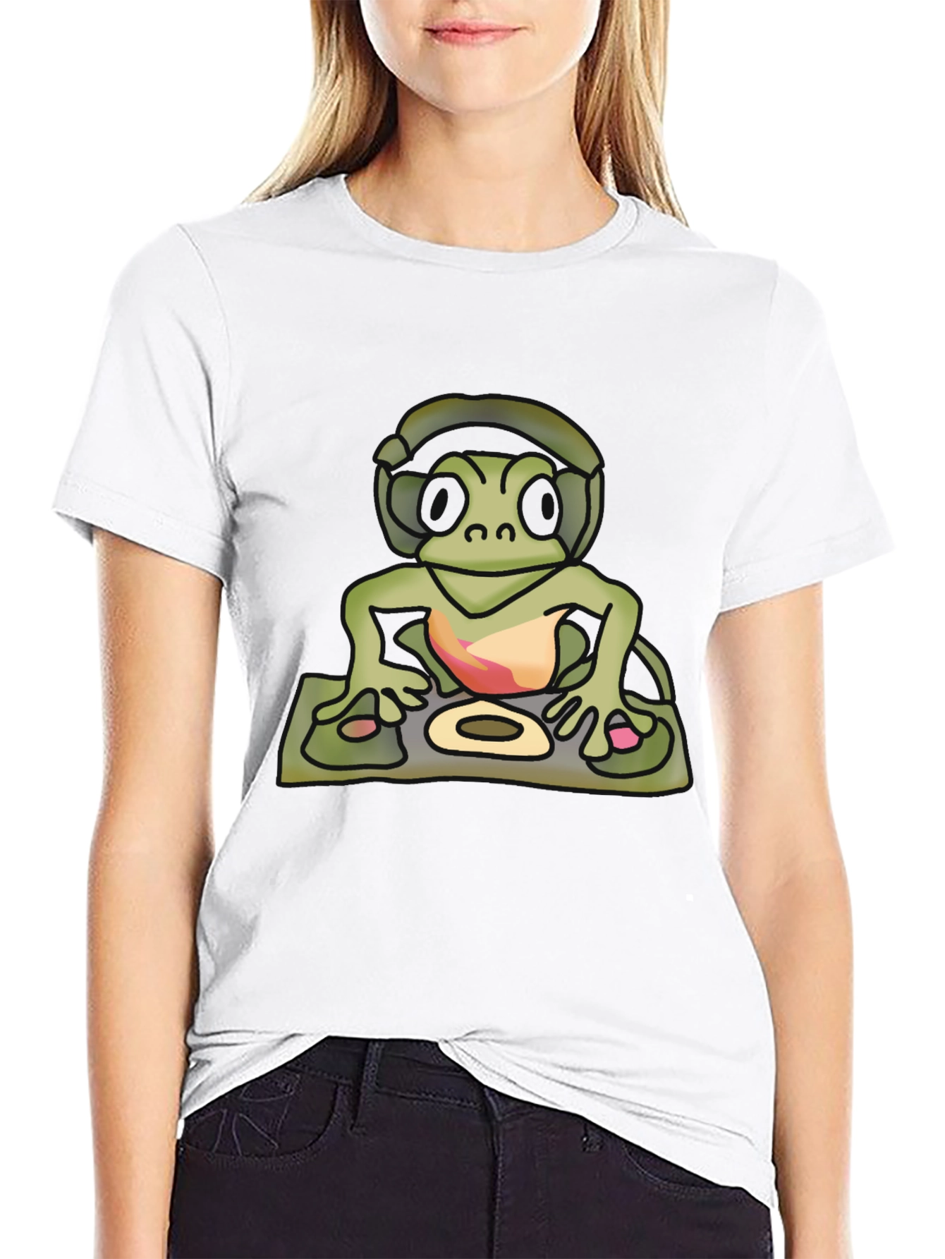 DJ Turtle Graphic T-Shirt
