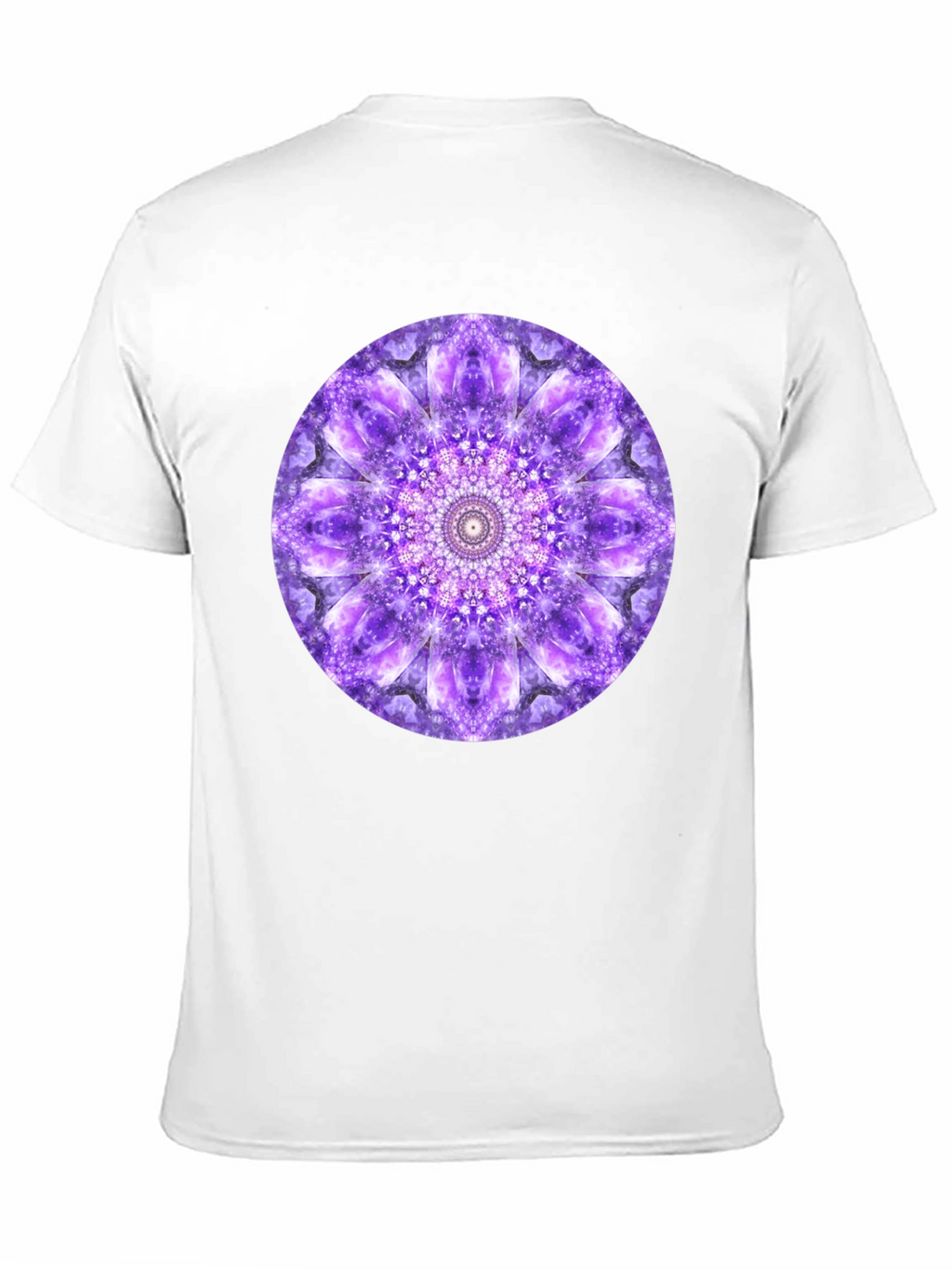 Purple Mandala Graphic Print T-Shirt